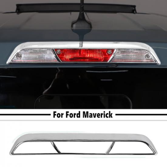 Fit For -2025 Ford Maverick ABS Chrome Rear Tail Brake Stop Light Cover Trim