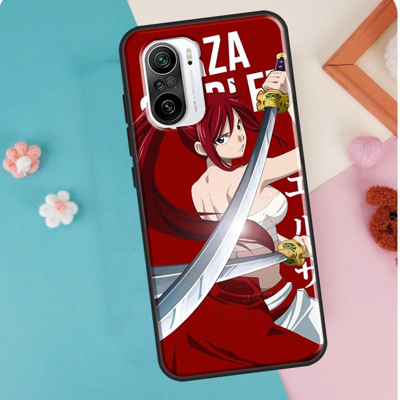 Natsu Erza Fairy Tail Case For POCO F3 F1 F2 M3 M4 X4 Pro GT X3 Pro Cover For Xiaomi Mi 11 Lite 12 X Mi 11T Pro