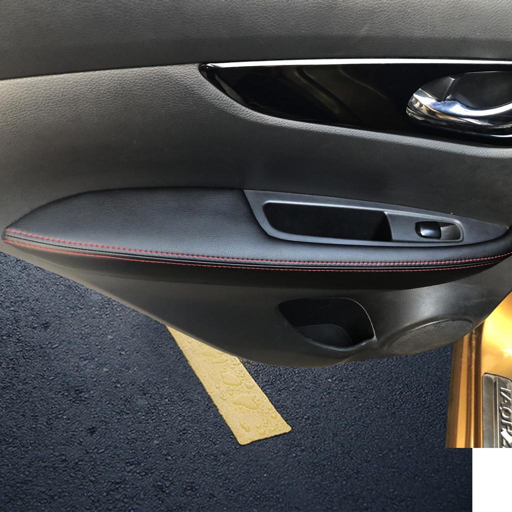 Nissan Qashqai 16-18 Türverkleidung Lederbezug & Armlehne Innenraum-Upgrade