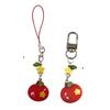 Handcraft Apples Beaded Keychain Charm with Fun for Creative Student and Gifts Buyers Daily Use Stylish Outfits