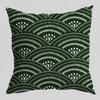 New Green Plant Tiger Pillowcase American Geometric Peach Leather Velvet Printed Home Pillow Sofa Bedside Cushion Cover
