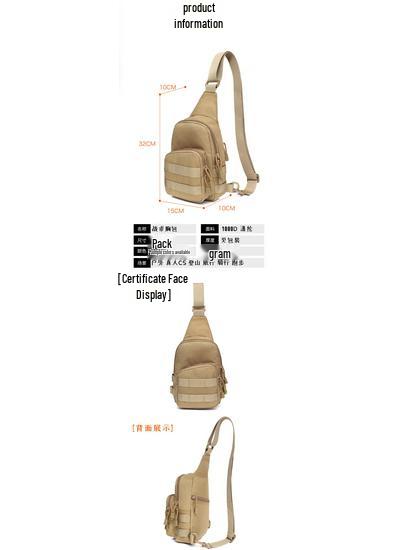 Geantă Tip Sling Camuflaj Tactică pentru Exterior, Ciclism și Alpinism