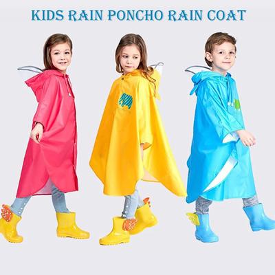 Crianças chuva wear 3d dos desenhos animados crianças criança capa de chuva ponchos para menino menina