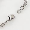 Cartier Heart Key Ring Bag Charm Silver Metallic Heart Women Used