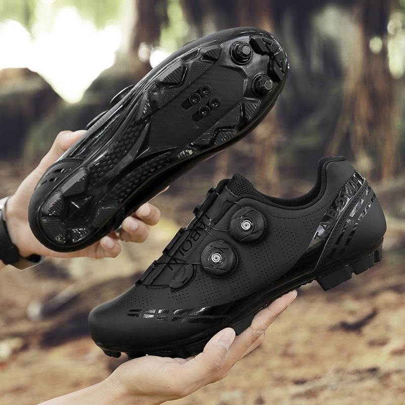 Unlocked All-Season Mountain Bike Shoes - Unisex, Breathable, Hard Sole