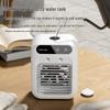 Portable Mini Desktop Cooling Fan - Mobile Air Conditioner for Dorm Rooms, Compact Cold Air Fan for Students