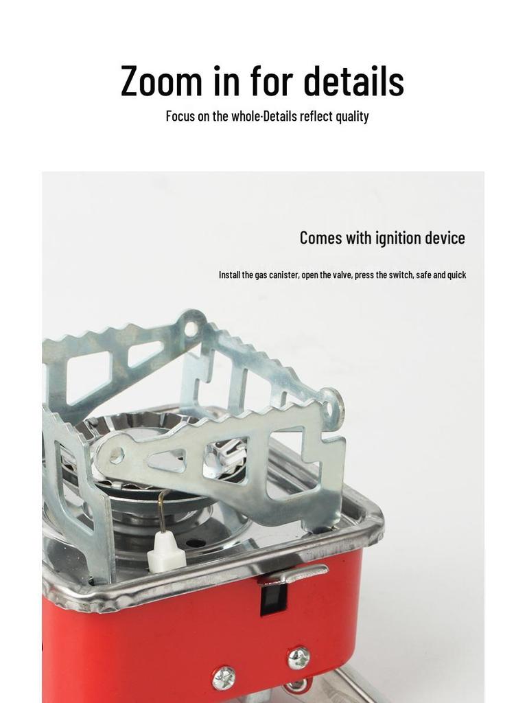 Portable Foldable Mini Gas Stove for Camping and Picnics