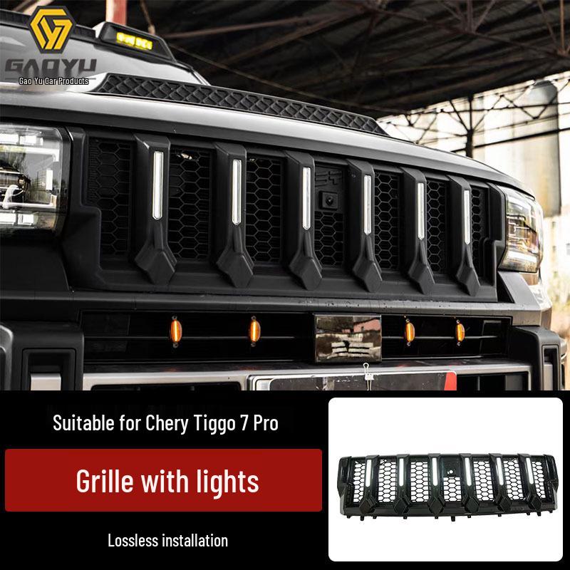 Chery Jetour Zongheng G700 LED Luminous Grille Exterior Trim Modification Parts