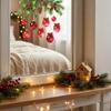 Christmas Watercolor Light Balls, Pine Branches, Pinecones, Glass Windows, Beautification Decoration, Window Stickers