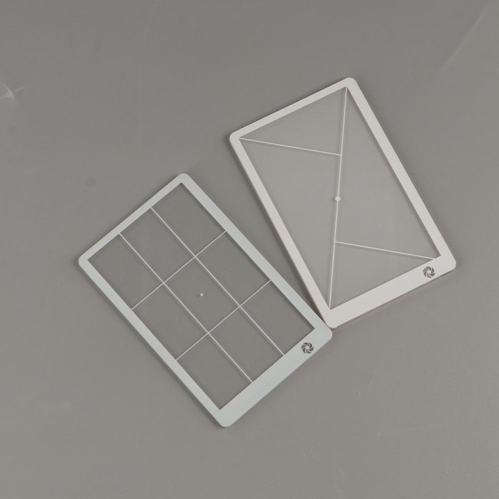 Righello Triangolare Rapporto Aureo Trasparente Fibonacci Viewer Mirino per Bambini Adulti Righello Mirino Fotografia
