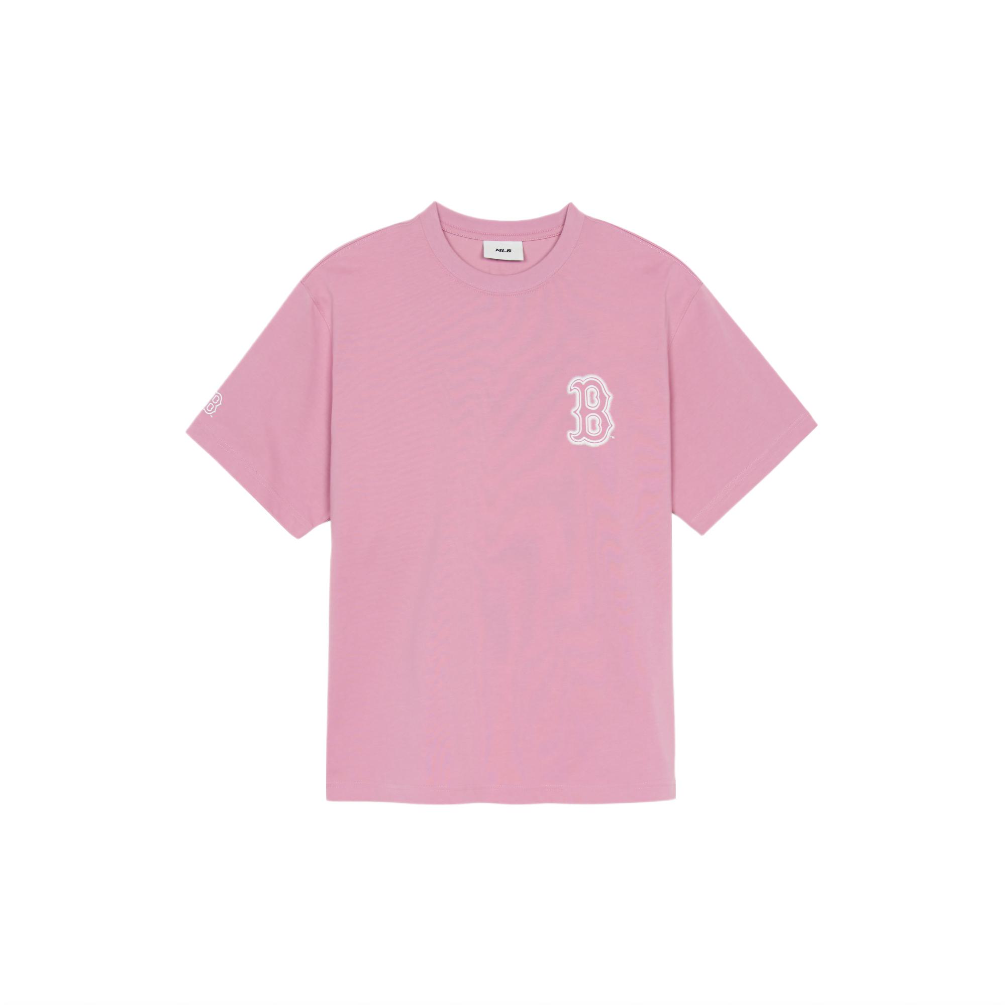 MLB Boston Red Sox T Shirt Unisex Pink 3ATSB0353-43PKP XL