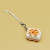 Hot Resin 3D Food Anime Kawaii Phone Charms Pendant Sweet Girl Gift Keychain For Schoolbag iP 15 CCD Camera Airpods Cute Dog
