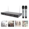 UHF Professionelles Handheld Drahtloses Dual-Mikrofon Mikrofon-Set für KaraokeHochzeitÖffentliche Reden (US