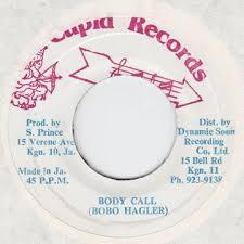 7inch Record BOBO HAGLER - Body Call NONE Cupid Records Jamaica Reggae, Ska & Dub Used
