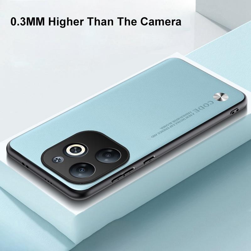 Luxury PU Leather Case For Infinix Smart 8 Back Cover Matte Silicone Shockproof Full Protection Phone Case For Infinix Smart8