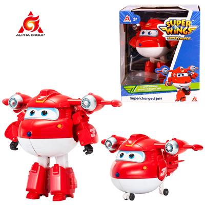 Super Wings 5 Zoll Verwandlungs Jett Dizzy Donnie Verformbares Flugzeug Roboter Actionfiguren Verwandlung Animation Kinder Spielzeug