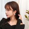 White Japan Dangle Transparent Crystal Petal Fashion Small Drop Earrings Ear Studs Jewelry Eardrop