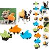 Stylish Wangupet Shark Fin Pet Life Jacket For Small And Large Dogs