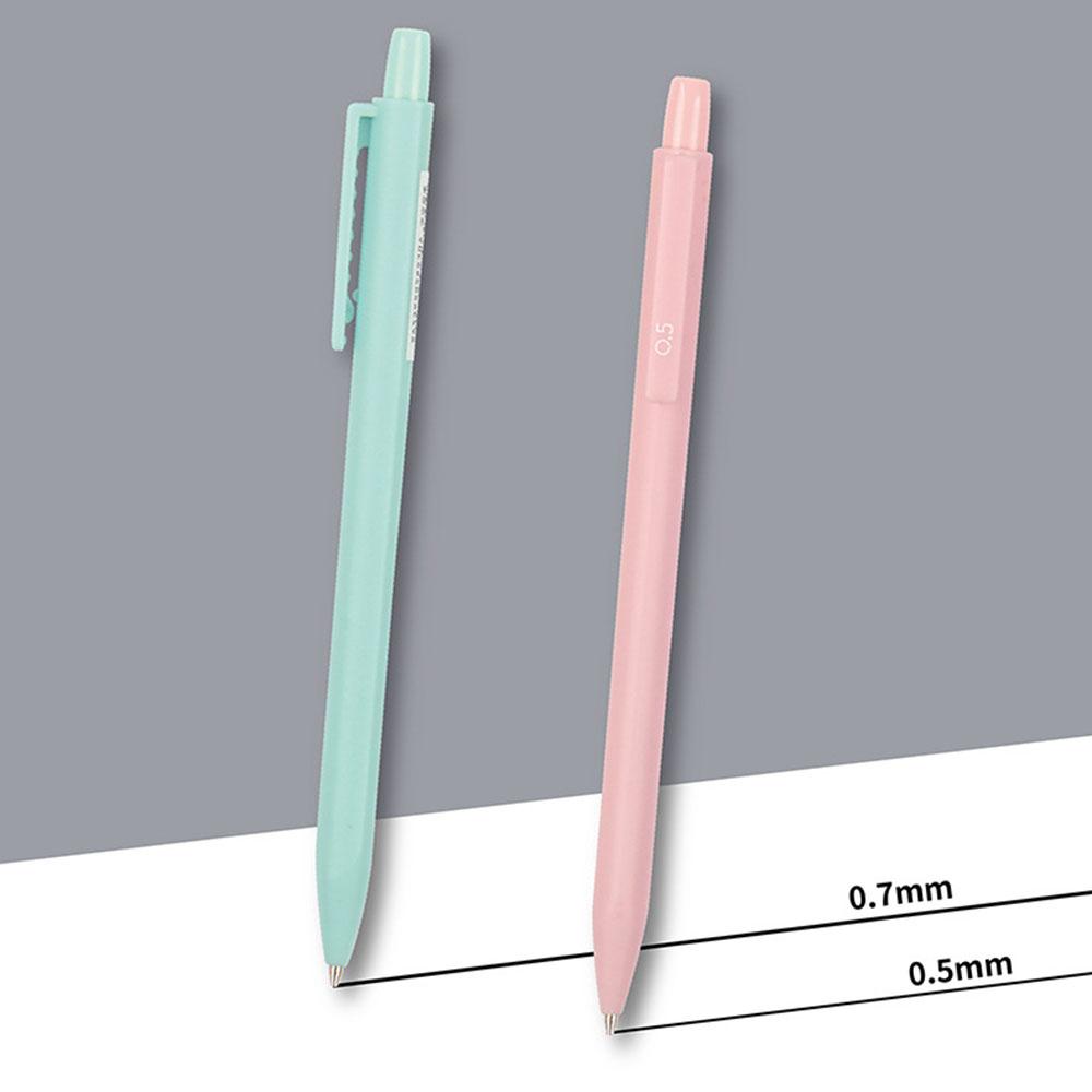 6pcs/lot Morandi Color Mechanical Pencil for School Students Pure Color 0.5mm/0.7mm