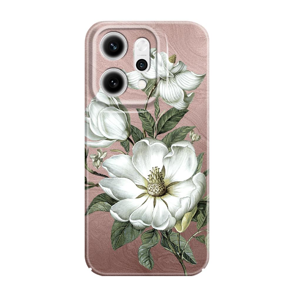 Gorgeous Magnolia Phone Case For OPPO Reno 14 14F 13 13F 12 12F 11 11F 10 8 8Z 8T 7 7Z Pro 4G 5G Film Hard Cover
