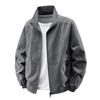 New Spring and Autumn Men's Sports Breathable Quick-drying Waterproof Jacket Solid Color Loose Casual Versatile Jacket