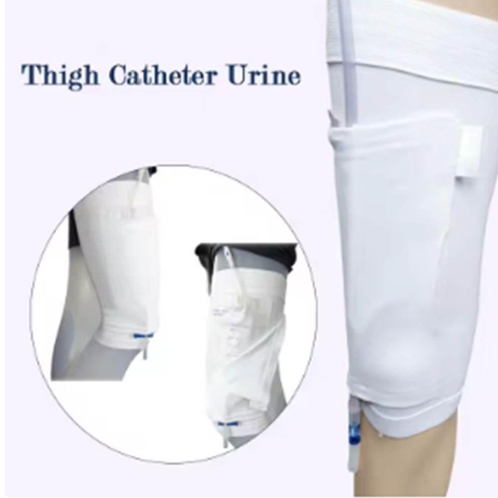 Elastic Urine Bag Holder Reusable Catheter Bag Leg Sleeve  Urinary Incontinence Supplies