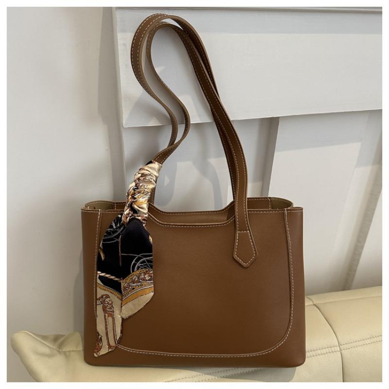 New Trendy Retro Commuter To Work Compartment Shoulder Bag High Sense Tote Bag College Student Class Bag Woman