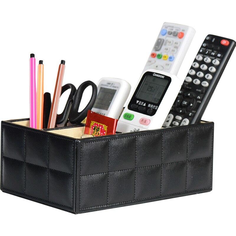 Leather Makeup Organizer Cosmetic Jewelry Makeup Storage Containers Business Control Storage | Storage Cases and Containers