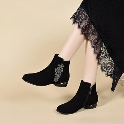 Kurzstiefel Vintage Kurzstiefel Lederstiefel Freizeit Baumwollstiefel