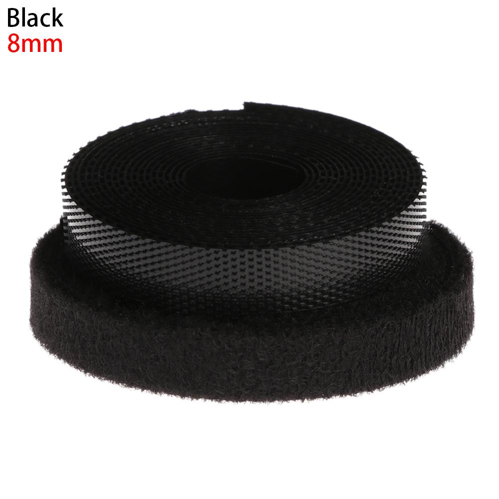 6/8/20mm Width Adhesive Hook Loop Fastener Tape Sewing Magic Tape Sticker Strap DIY Mini Thin Clothing Accessories Paste Strap