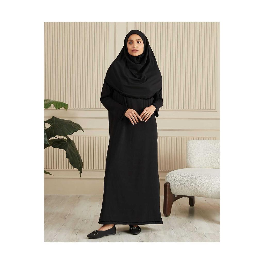 100% Cotton Combed Prayer Dress With Headscarf