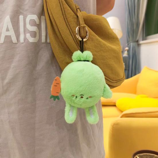 Cute Rabbit Plush Pendant Cartoon Plush Toy Stuffed Animal Bunny Doll Pendant