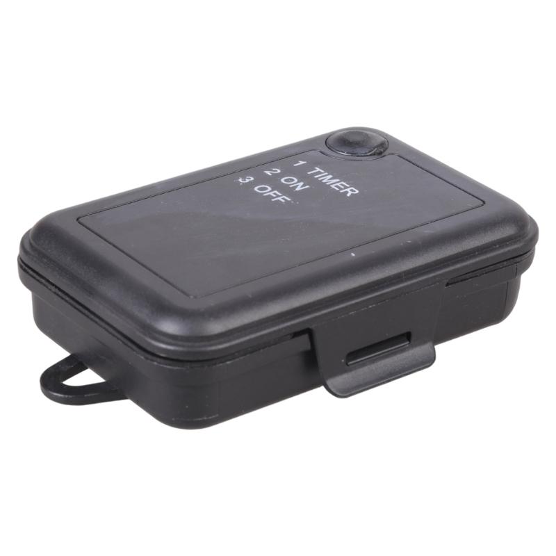 

Кейс для 3 батарей 2А с функцией таймера, водонепроницаемый, пылезащитный, с стальной пружиной для электронных аксессуаров