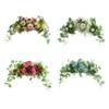 Artificial Flower Swag Decorative Swag for Wedding Ceremony Sign Wedding Reception Backdrops Party Table Decoration