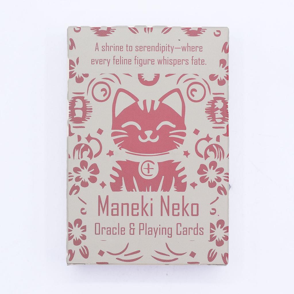 6x Fortune Cats Playing & Oracle Cards- Maneki Neko Deck