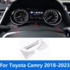 Car Dashboard Trument Board Cover Trim For Toyota Camry 2018      Stainless Steel Interior Accessories