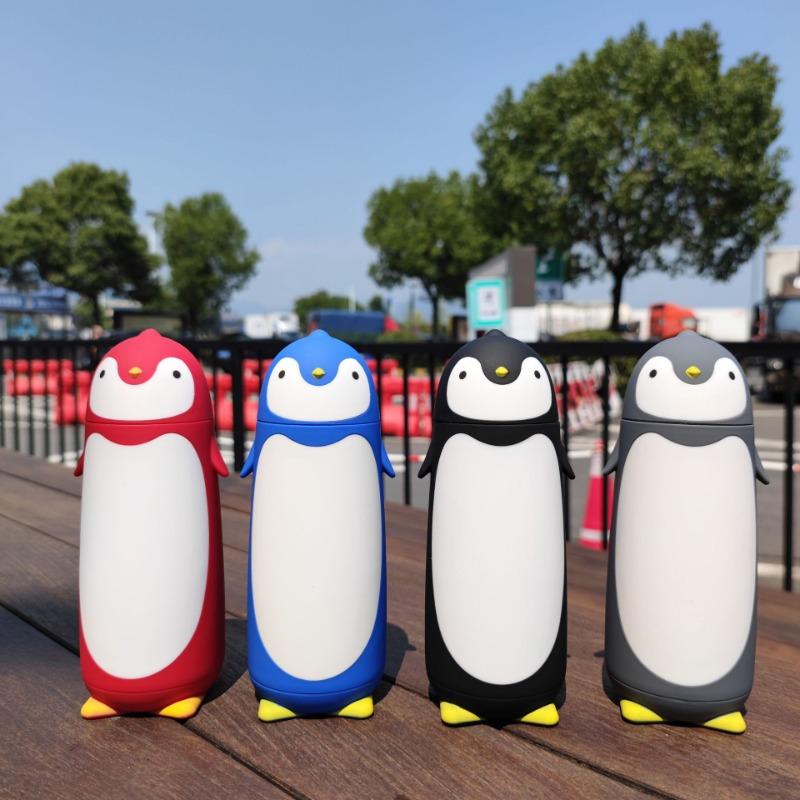 1Pc Cartoon Animal Penguin Thermos Cup  Double-layer Stainless Steel Water Cup