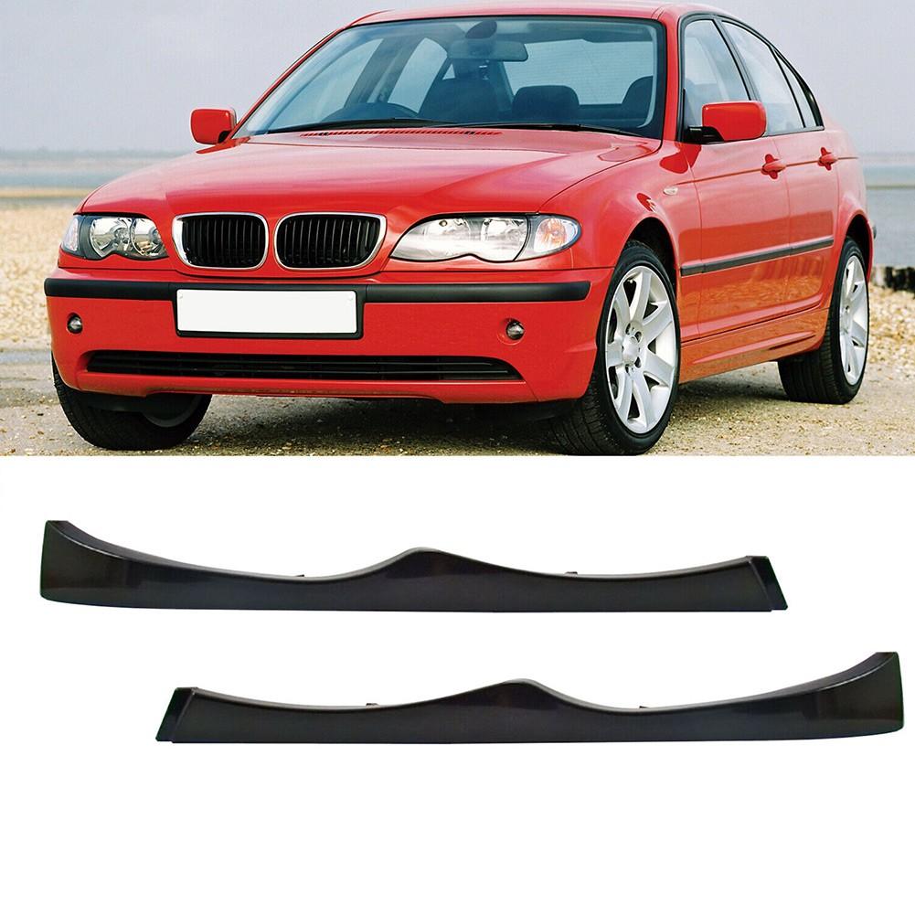 

ABS Headlight Eyebrow Accessories Black For BMW E46 325i