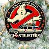 Vintage Aluminiumschild Ghostbusters Cartoon Runde Wandkunst Heimbar Dekoration