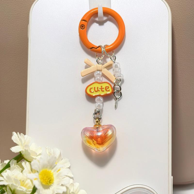 Original Pop Mart Bubble Bean Pyjama Herz Tidelope Anhänger Handy Lanyard