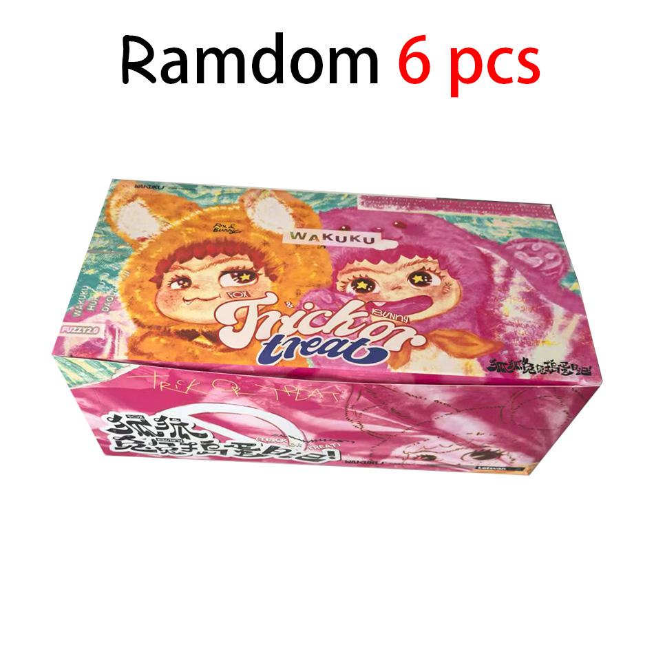 Sale WAKUKU Trendy Party Series Blind Box Kawaii Vinyl Face Plush Doll Pendant Action Figure Bag Hanging Doll Surprise Gift