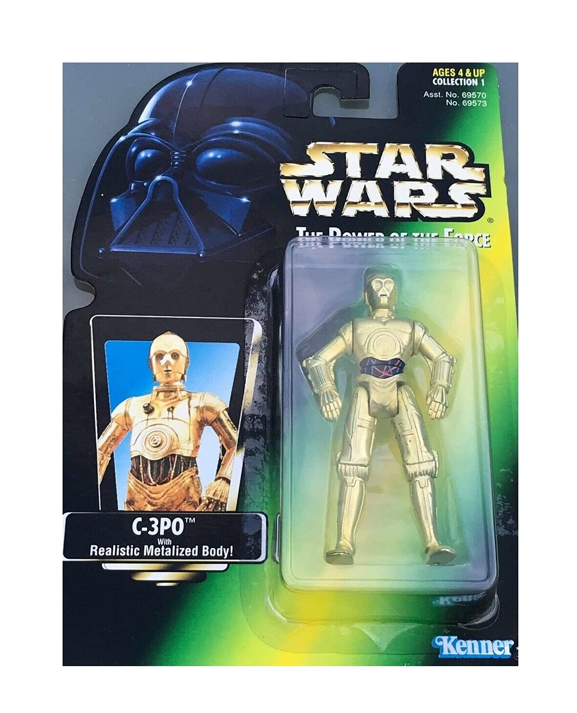 

Star Wars Basic Figure C-3PO STARWARS THE POWER OF THE FORCE