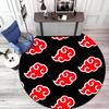 Famous Cartoon NARUTO Protagonist Uzumaki Naruto Round Carpet Soft Home Decoration Anti-slip Door Mat Outdoor Picnic Mat Carpet M7