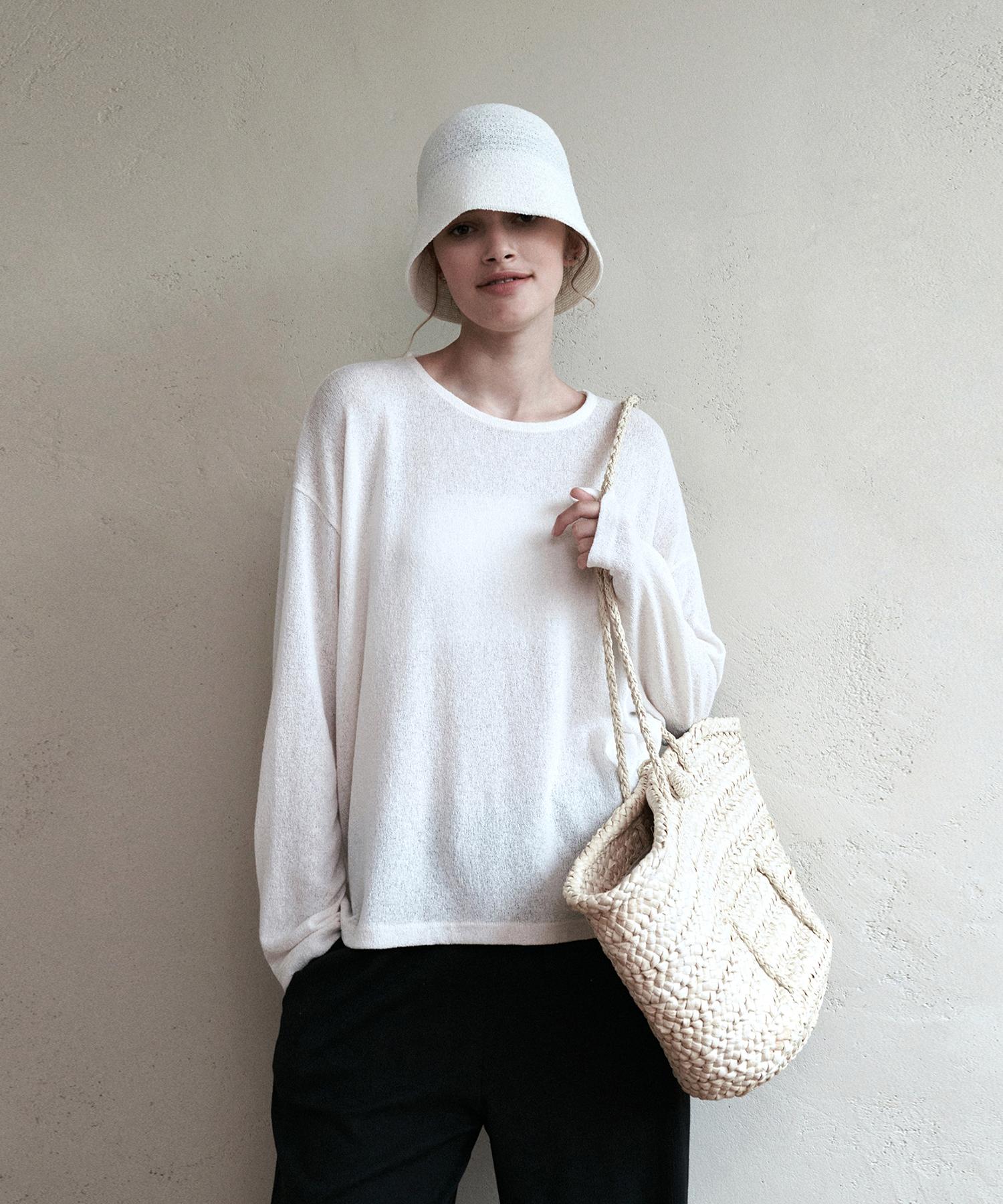 Roeil Summer Natural T-Shirt - Ivory Free