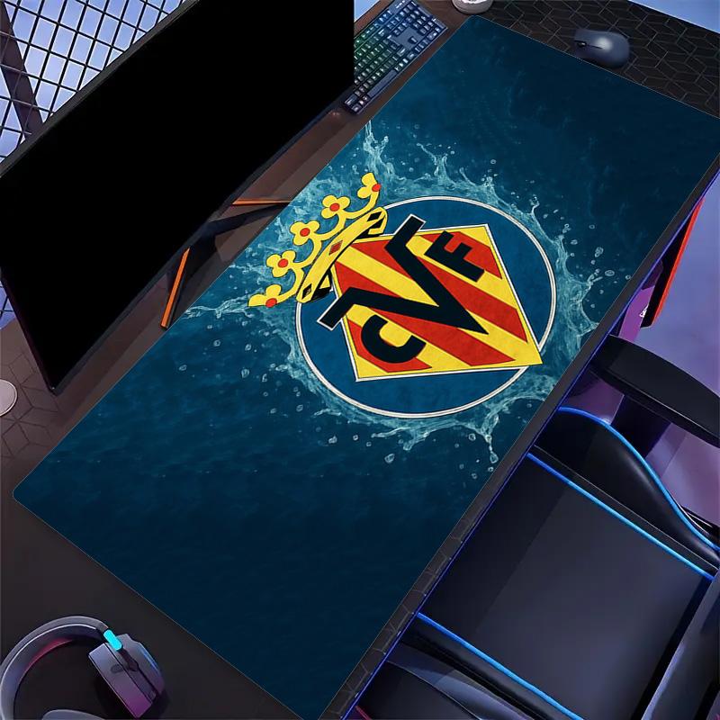 Villarreal Club de Fútbol Print Cushion Non-slip Laptop Tablet Big Mousepad XXL Mat Mini PC Playmat With Lock edge