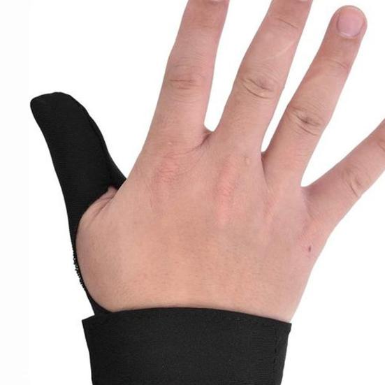 Bowlingový chránič palce pro dospělé pravá levá ruka úchop palce stabilizátor nastavitelná bowlingová ponožka na palec elastická bowlingová rukavice pro bowlingovou kouli