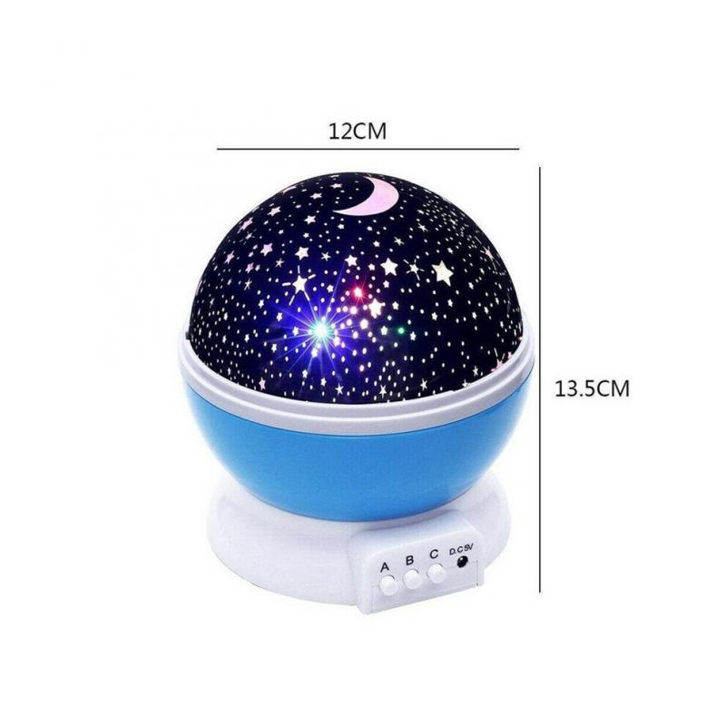 Star Moon Galaxy Projector Night Light Children Bedroom Decor LED Lamps