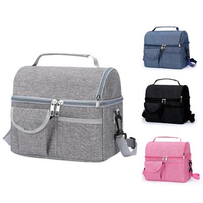Waterproof Oxford Cloth Breast Milk Preservation Bag Large Double Layer Aluminum Foil Breast Milk Bag Handheld Insulated Lunch Bag Lunch Bag