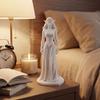 3D-gedruckte Zauberin Figur Schnitzerei Elfenohren Frauen Statue Skulptur Heim Büro Bücherregal Schreibtisch Dekoration Ornament