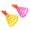 Pop Catch Ball Game Training Sensory Interactive Improves Motor Skills Ball Catch Basket Game for Indoor Outdoor Yellow Pink